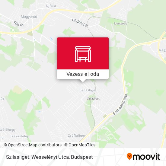 Szilasliget, Wesselényi Utca térkép