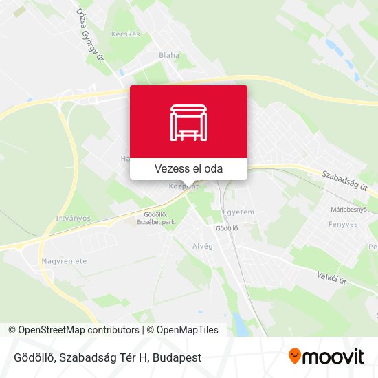 Gödöllő, Szabadság Tér H térkép