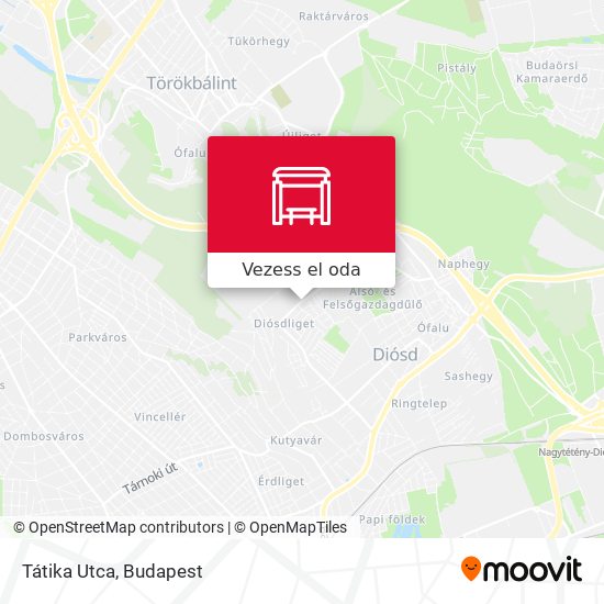 Tátika Utca térkép