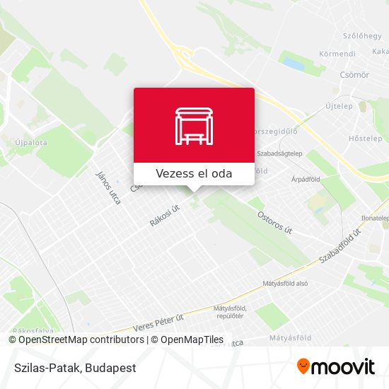 Szilas-Patak térkép
