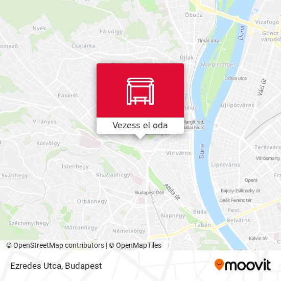 Ezredes Utca térkép