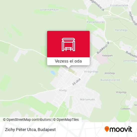 Zichy Péter Utca térkép