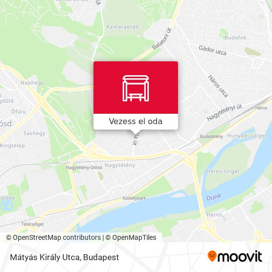 Mátyás Király Utca térkép