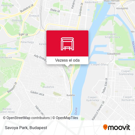 Savoya Park térkép
