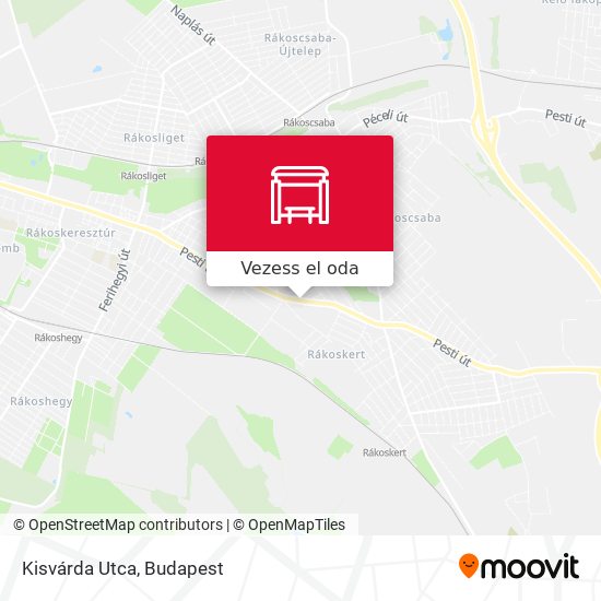 Kisvárda Utca térkép