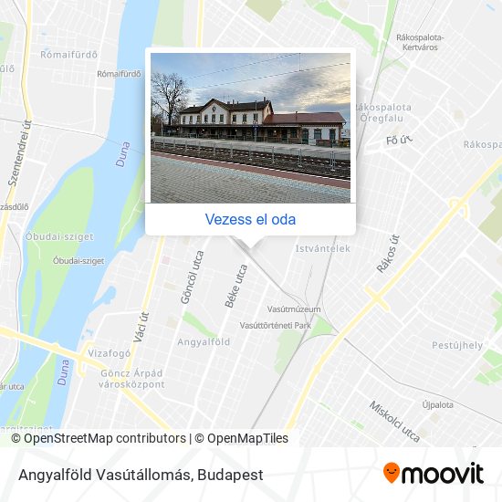 Angyalföld Vasútállomás térkép