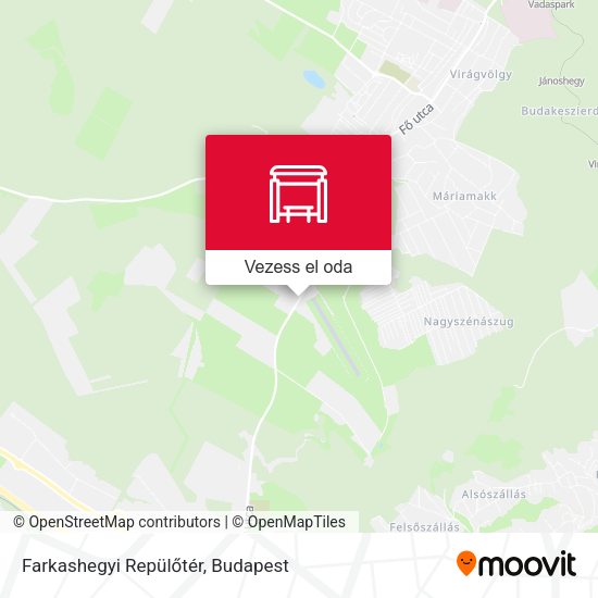 Farkashegyi Repülőtér térkép