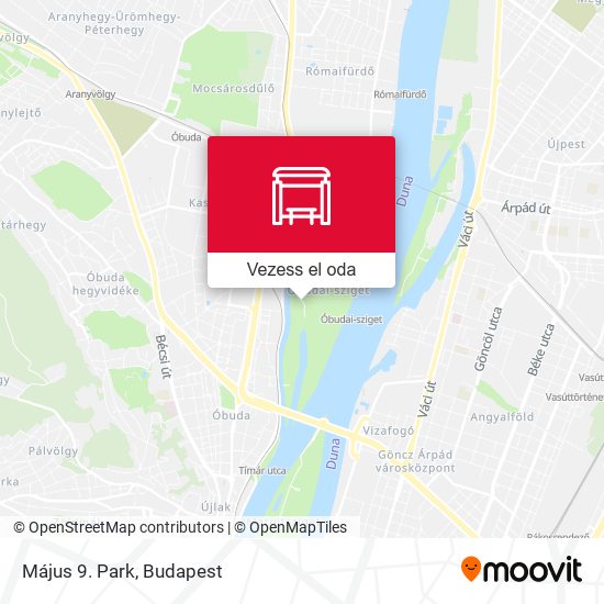 Május 9. Park térkép