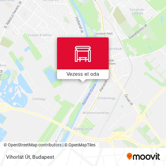 Vihorlát Út térkép