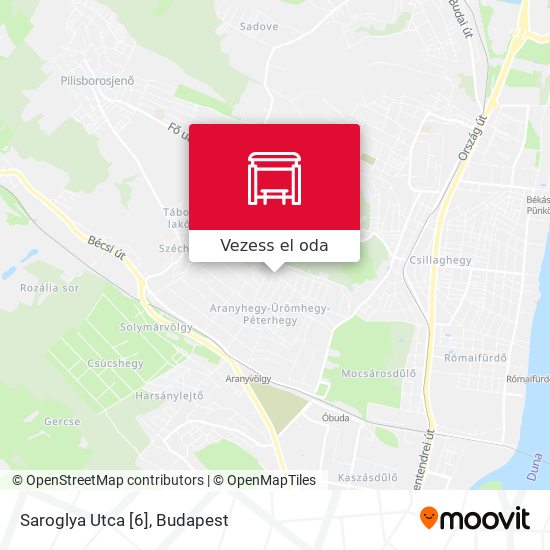 Saroglya Utca [6] térkép