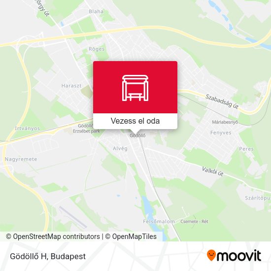 Gödöllő H térkép
