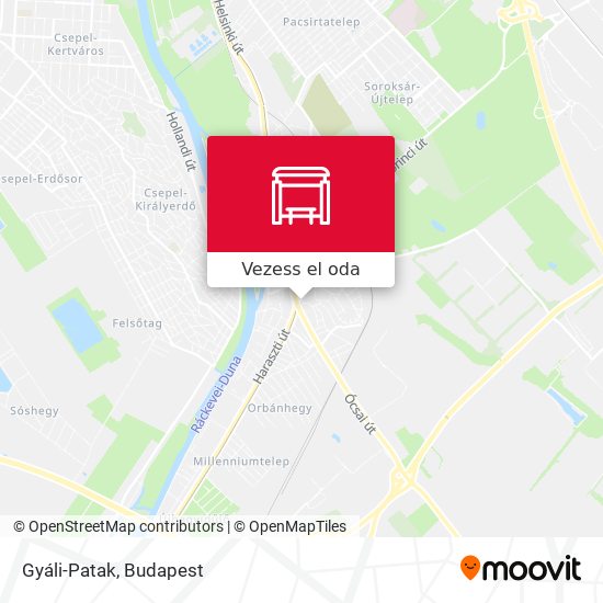 Gyáli-Patak térkép