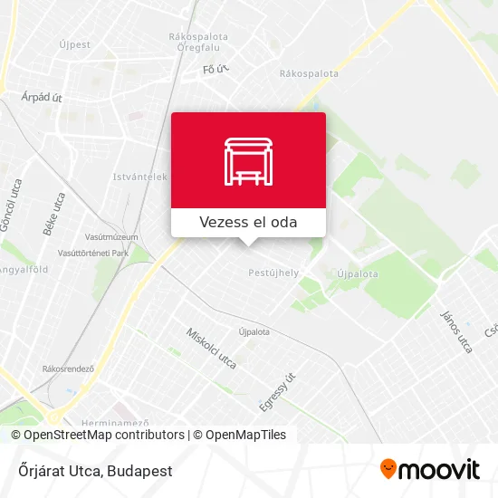 Őrjárat Utca térkép