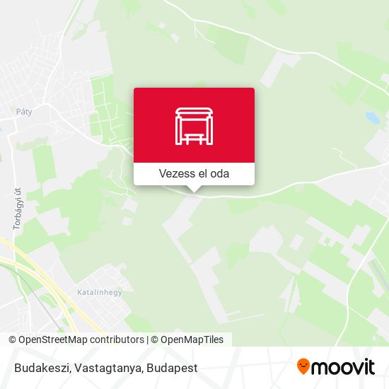 Budakeszi, Vastagtanya térkép