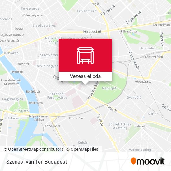 Szenes Iván Tér térkép