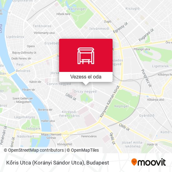 Kőris Utca (Korányi Sándor Utca) térkép