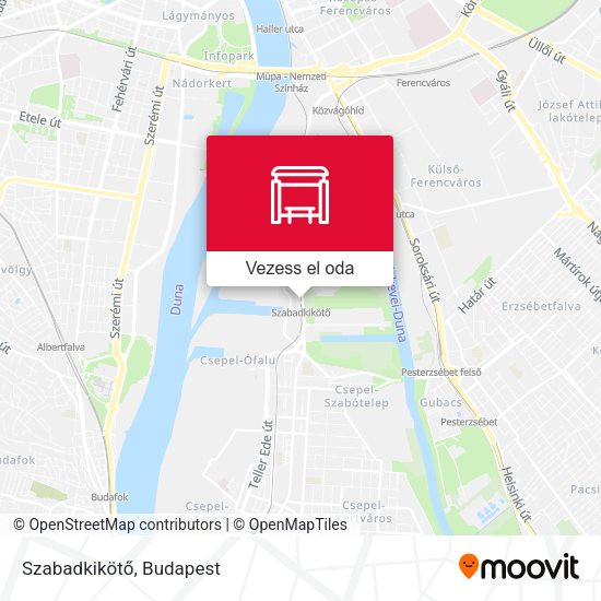Szabadkikötő térkép