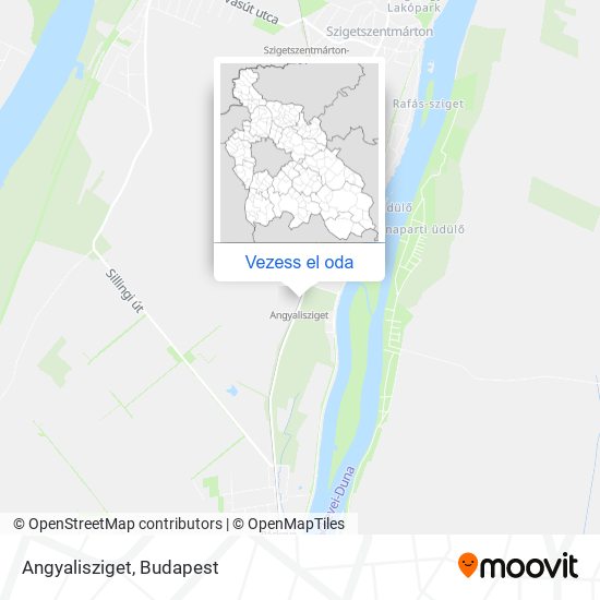 Angyalisziget térkép