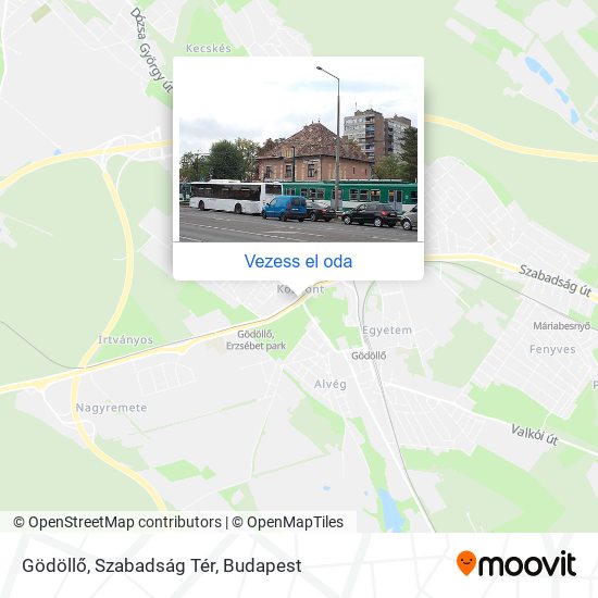 Gödöllő, Szabadság Tér térkép