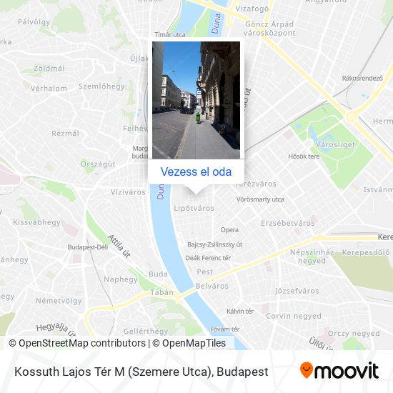 Kossuth Lajos Tér M (Szemere Utca) térkép