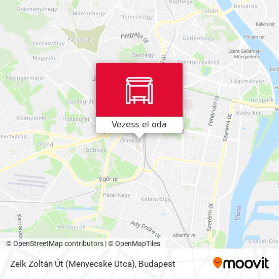 Zelk Zoltán Út (Menyecske Utca) térkép