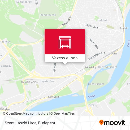 Szent László Utca térkép