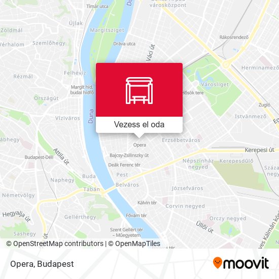 Opera térkép