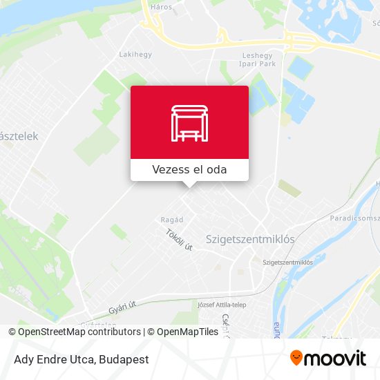 Ady Endre Utca térkép