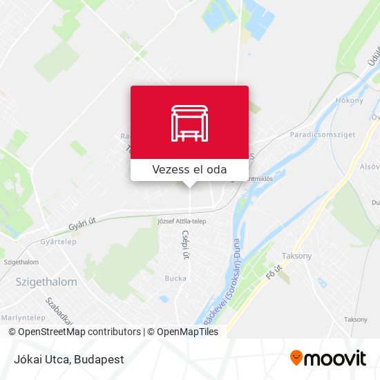 Jókai Utca térkép