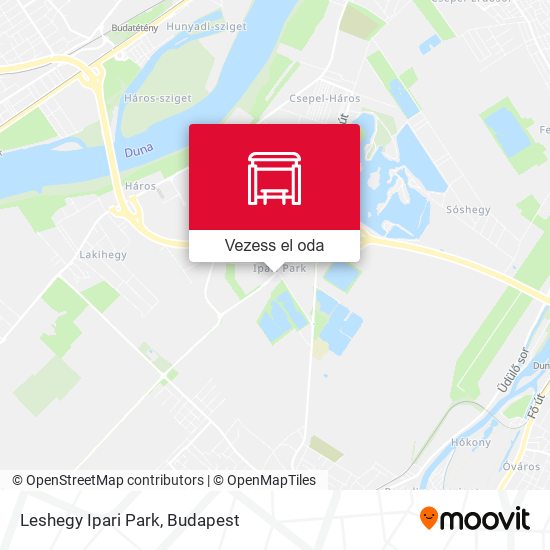 Leshegy Ipari Park térkép