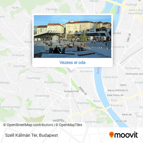Széll Kálmán Tér térkép