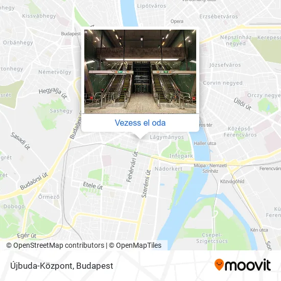 Újbuda-Központ térkép