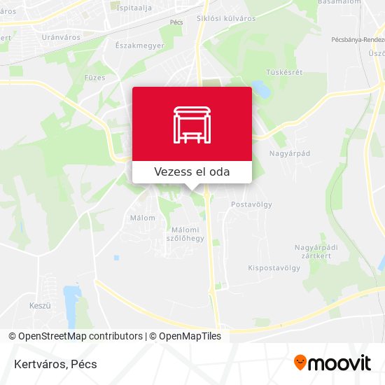 Kertváros térkép