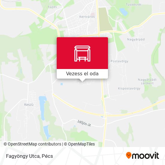 Fagyöngy Utca térkép
