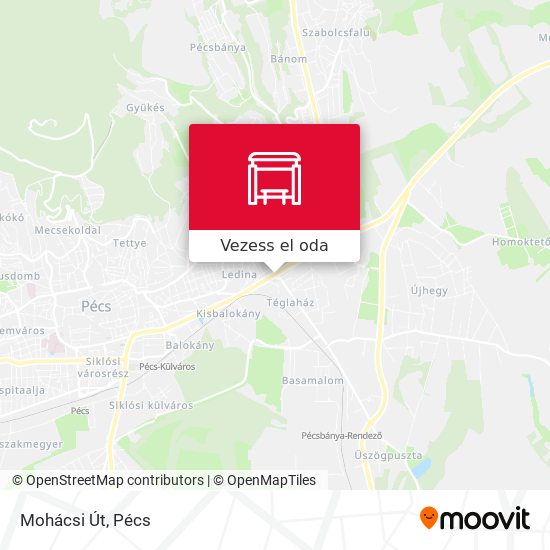 Mohácsi Út térkép