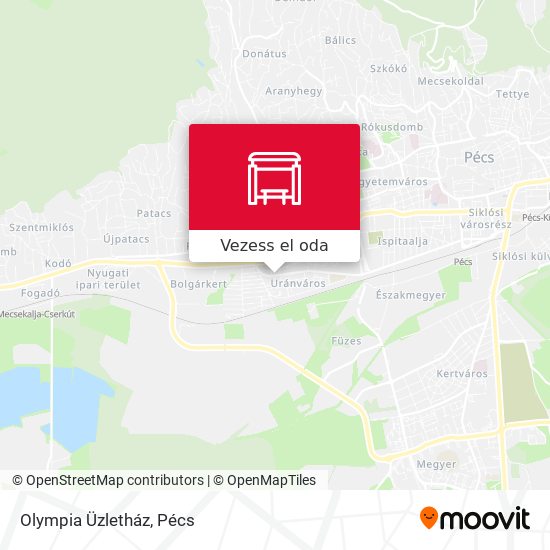 Olympia Üzletház térkép