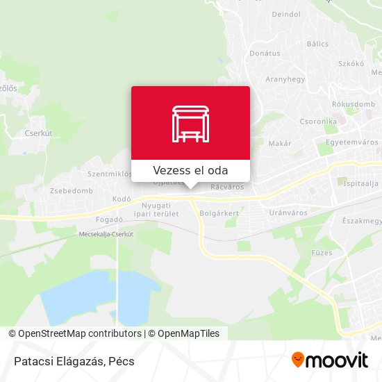 Patacsi Elágazás térkép