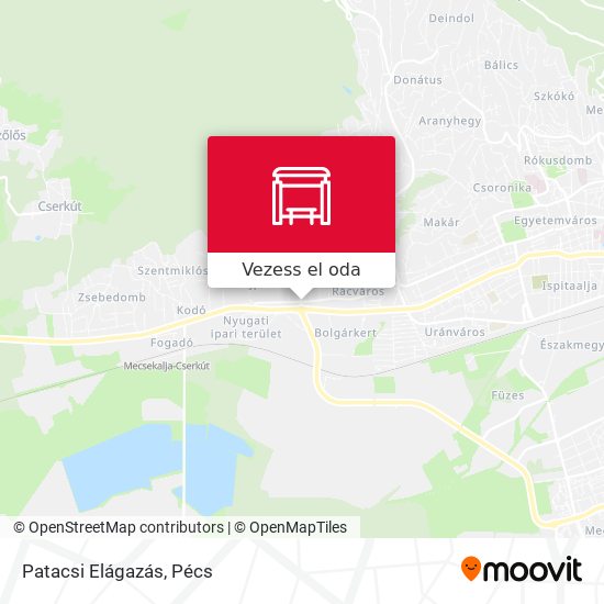 Patacsi Elágazás térkép
