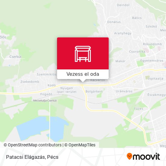 Patacsi Elágazás térkép