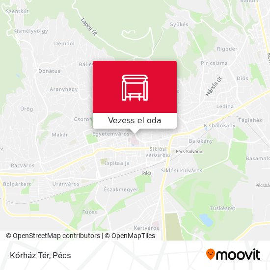 Kórház Tér térkép