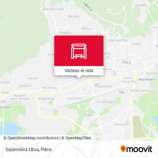 Gyümölcs Utca térkép