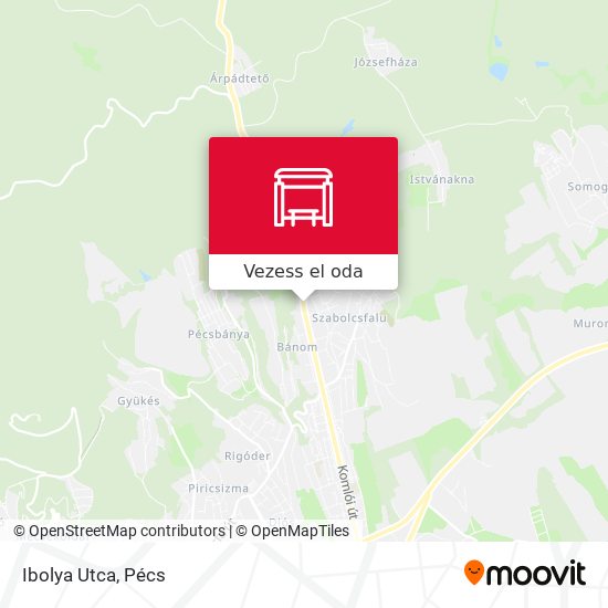 Ibolya Utca térkép