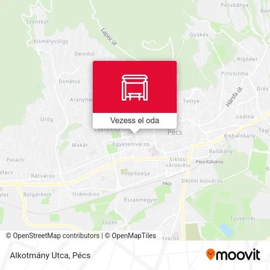 Alkotmány Utca térkép