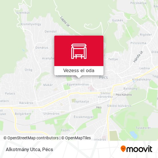 Alkotmány Utca térkép