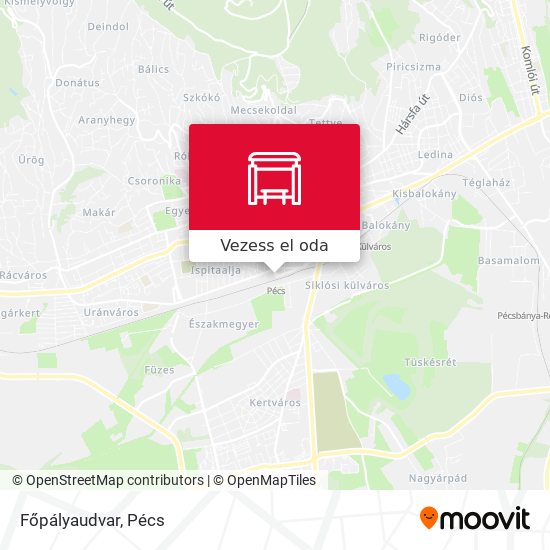 Főpályaudvar térkép