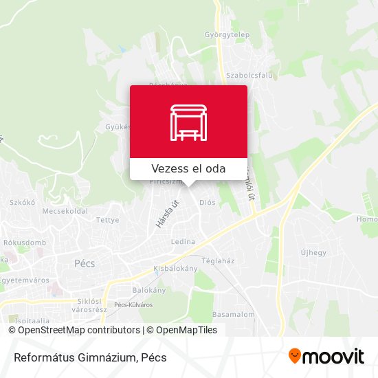 Református Gimnázium térkép