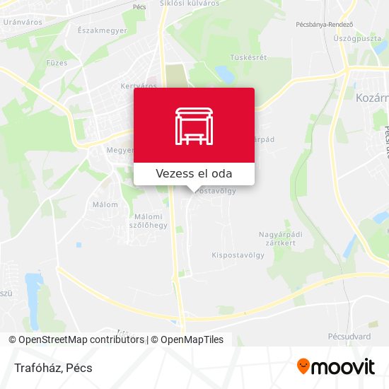 Trafóház térkép