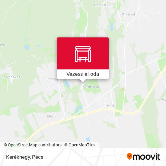 Kerékhegy térkép