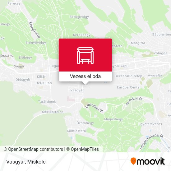 Vasgyár térkép