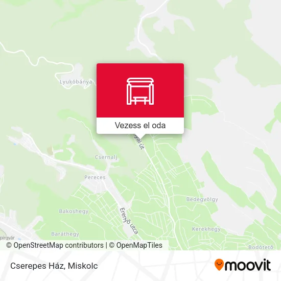 Cserepes Ház térkép
